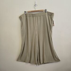 3/$30 Joe Fresh+ Cropped Wide-Leg Culottes Size 2X